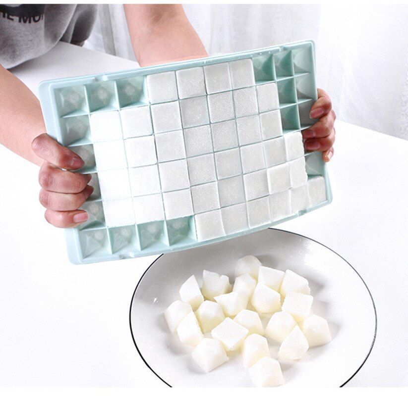 Small Big Ice Cube Tray Cold Cubes Tray Ice Maker Mold DIY Homemade Freezer Ice Lolly Mould in Home Ice Cream tools