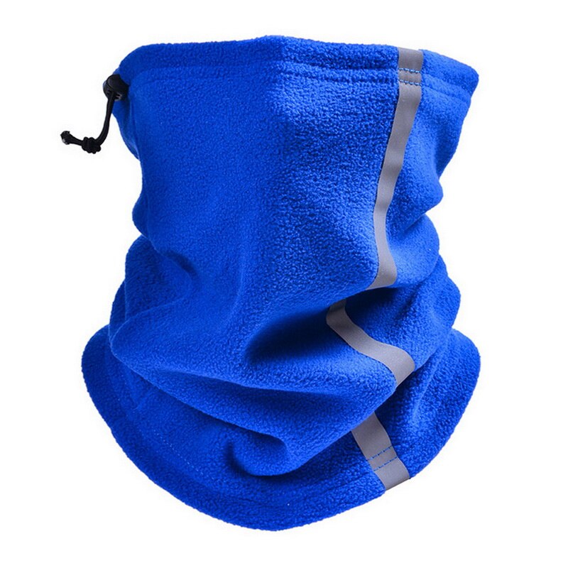 Cache-nez réfléchissant pour hommes et femmes, Bandana d&#39;hiver, randonnée, Ski, cache-cou, cyclisme, Tube de vélo, écharpe thermique, demi-masque de sport: Blue