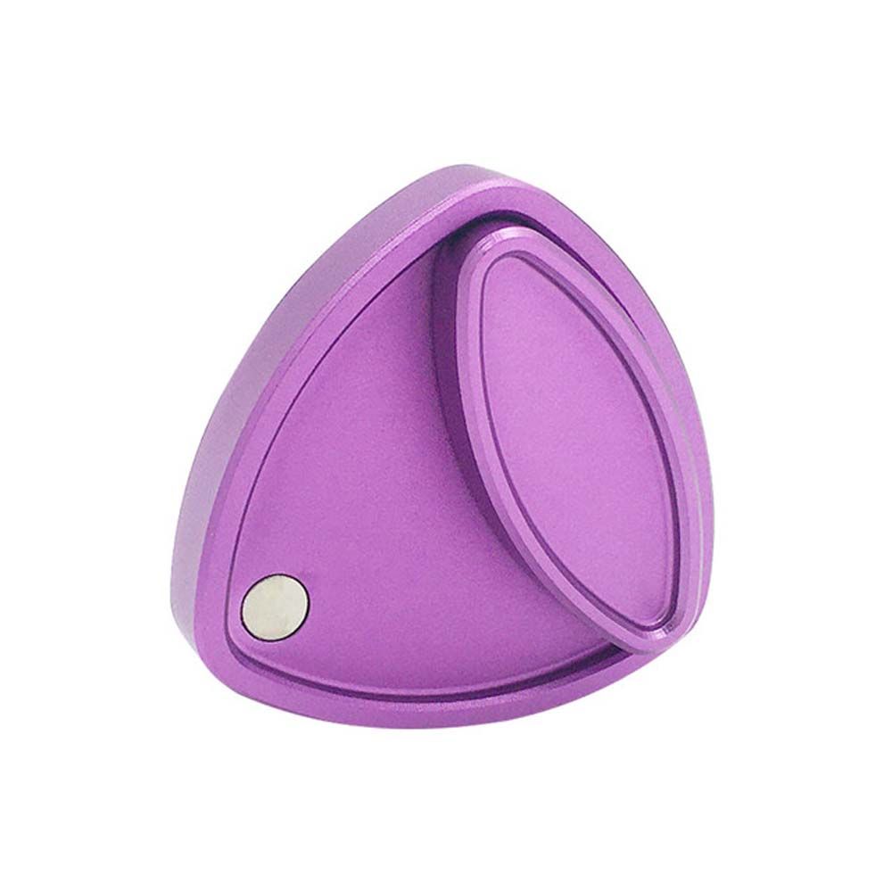 Toupie magnétique Anti-stress pour enfants et adultes, jouet en alliage d&#39;aluminium, pour autisme, bureau, gyroscope, ergonomie, de doigt: purple
