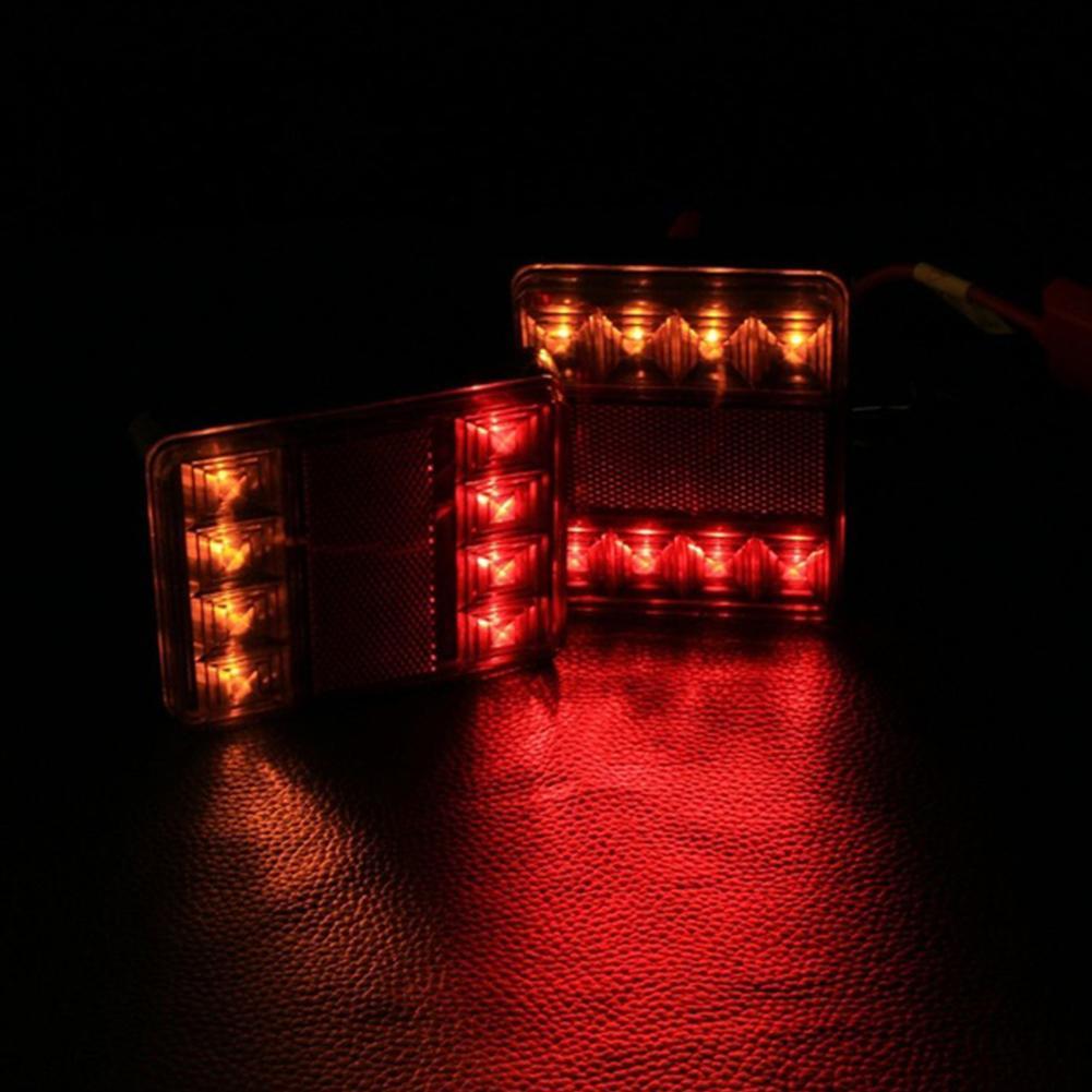Led Auto Achterlicht Voor Auto Vrachtwagen Achter Lampen Caravans Achter Truck Onderdelen Paar Verlichting Voor Trailer auto T3B3