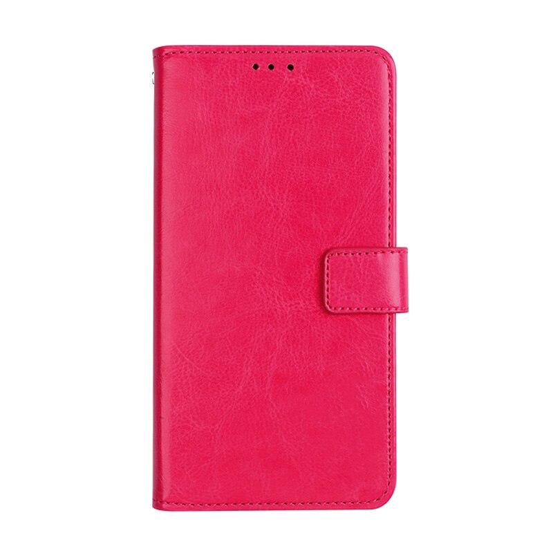 Card Slot Telefoon Houder PU Leather Case voor Meizu M2 Mini Flip Cover Case Telefoon Shell voor Meizu m2/M2 Mini: for Meizu M2 Mini / YQ Rose Red / Case add Glass Film