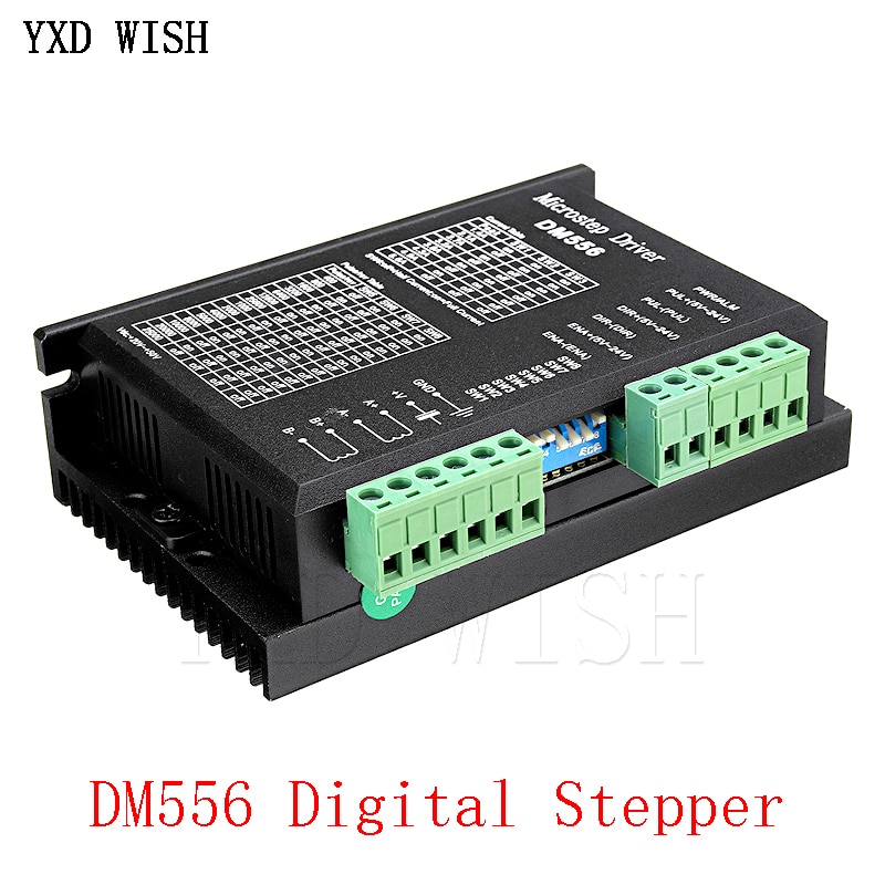 DM556 Digitale Stappenmotor Driver 2 Fase 5.6A Voor Nc 42/57/86 Stappenmotor Vervangen M542/TB6600 Stepper motor Controller