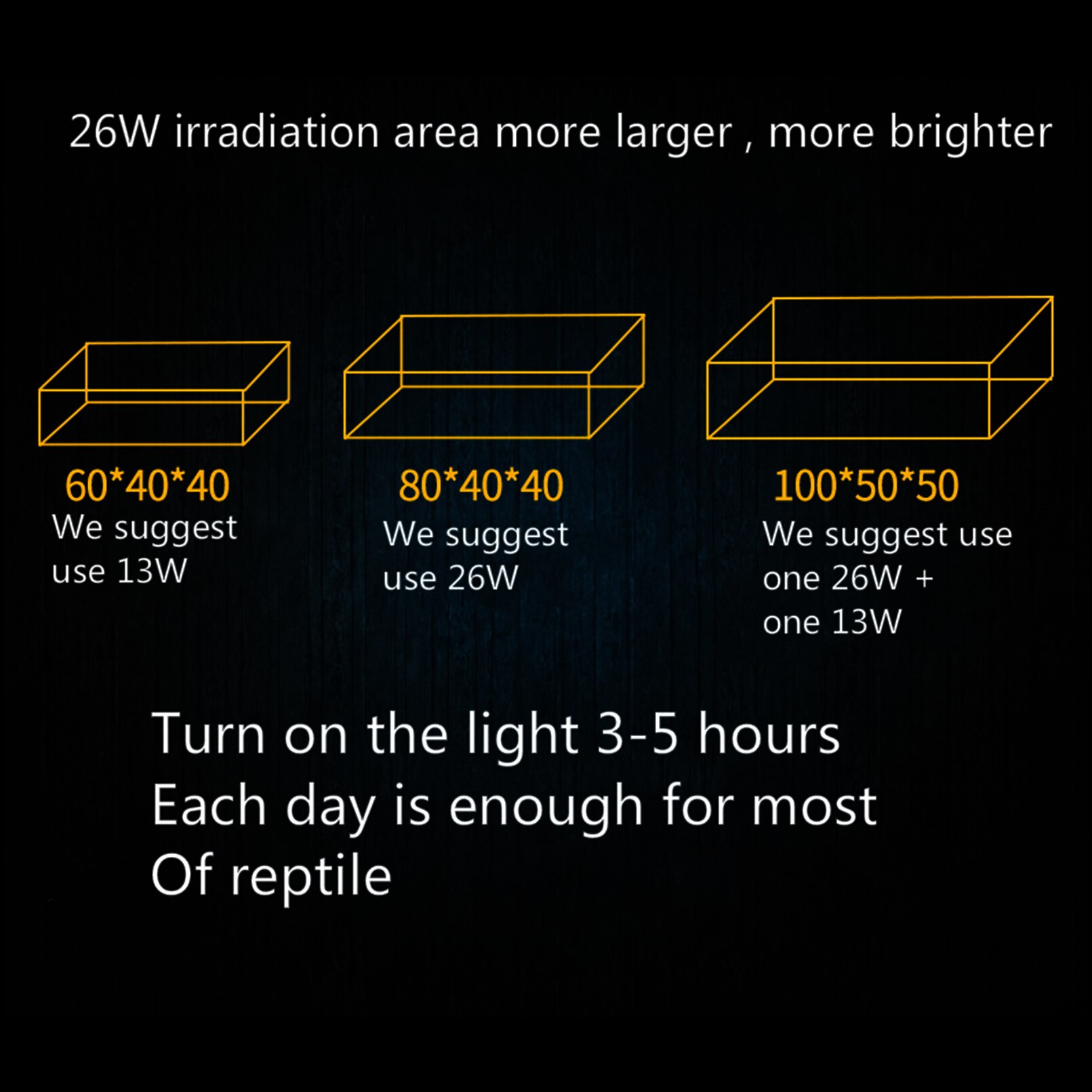 2-Pack Reptile Compact Fluorescent Vivarium Lamp Light 10.0 UVB UV CFL 26W E27 Screw Light Full Spectrum Lamp for desert