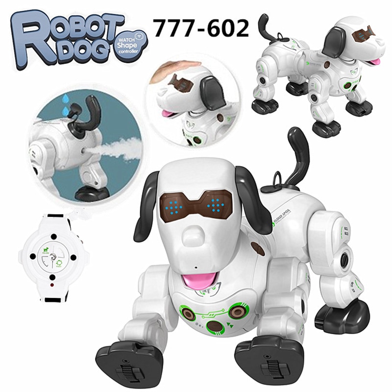 2.4G Afstandsbediening Hond Draadloze Opladen Kind Horloge Afstandsbediening Spray Robot Huisdier Elektronische Huisdier Speelgoed Met Doos