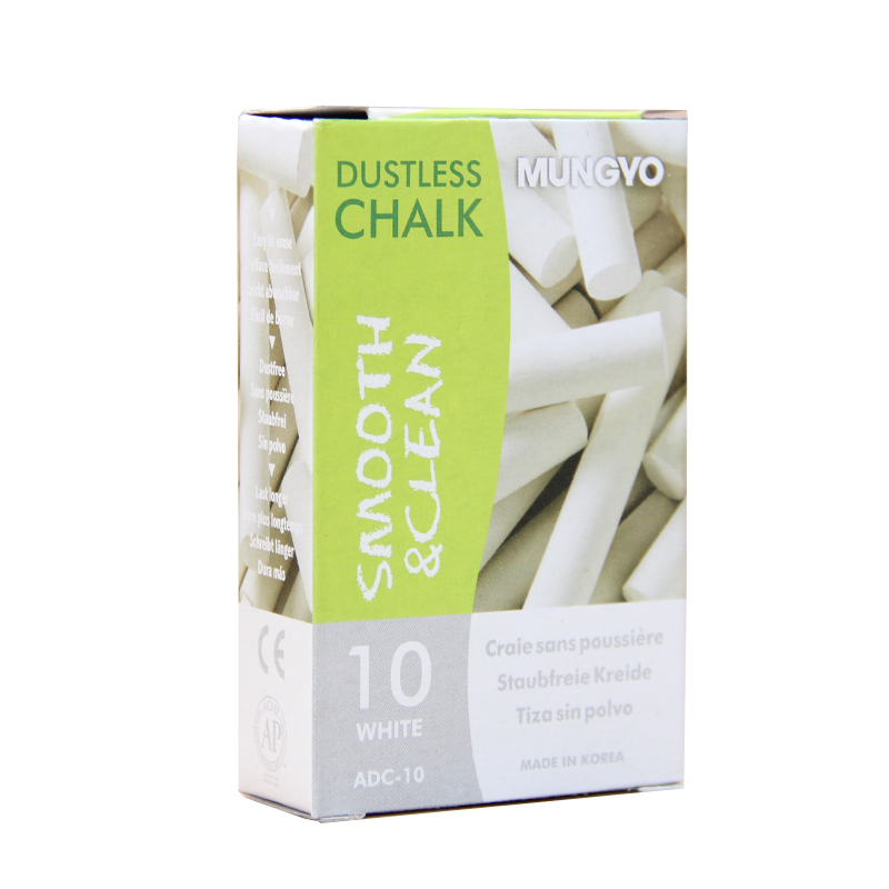 10 Stks/pak Wit Stofvrij Krijt voor Tekening & & School Briefpapier & Office Supply