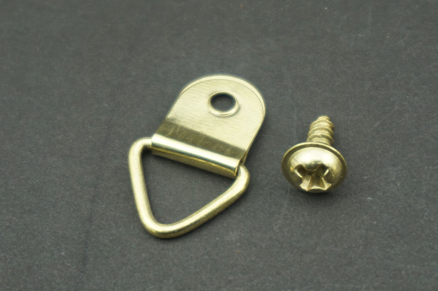 10 PCS/Lot D Ring Frame Hanger &amp; 10 Screws Paper Photo Frame Wall Picture Album DIY Hanging Rope Frame home decoration material