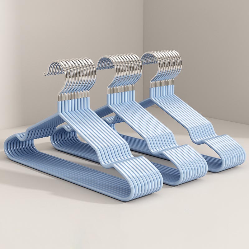 10 pçs roupas cabide de metal doméstico casaco calças cabide traceless antiderrapante cabides duráveis cabides fortes para organização