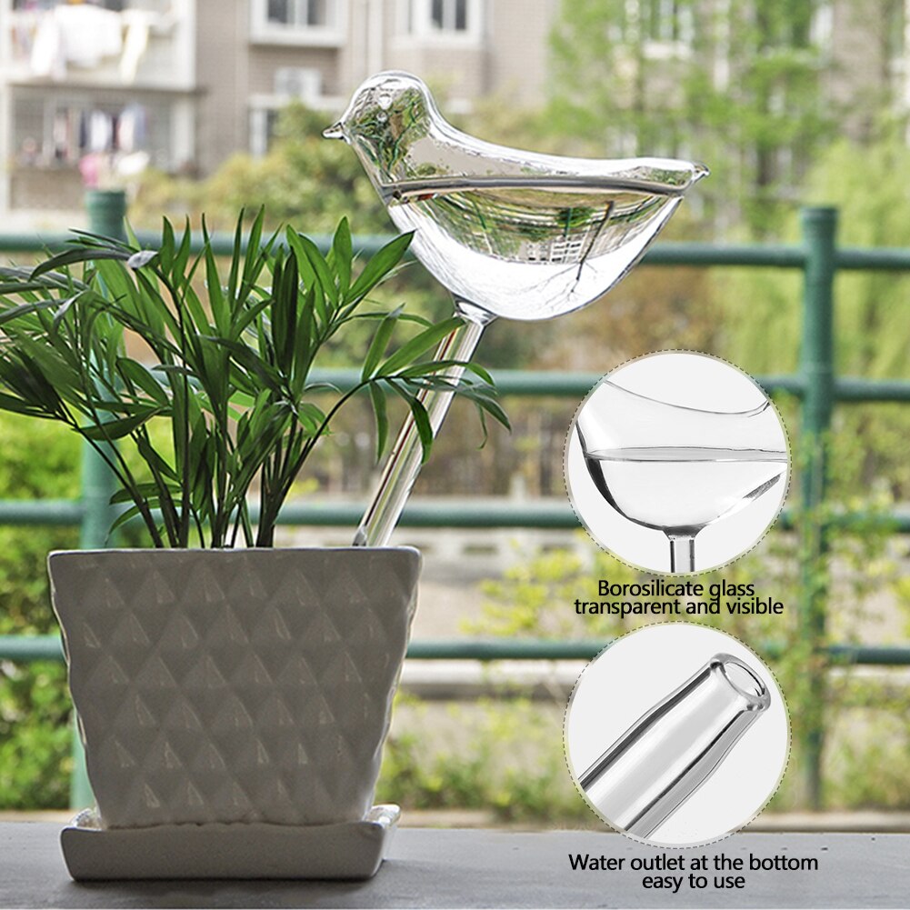 Auto Drip Irrigation System Garden Water Houseplant Plant Pot Little Bird Self Watering Flower Indoor Household Waterers Bottle