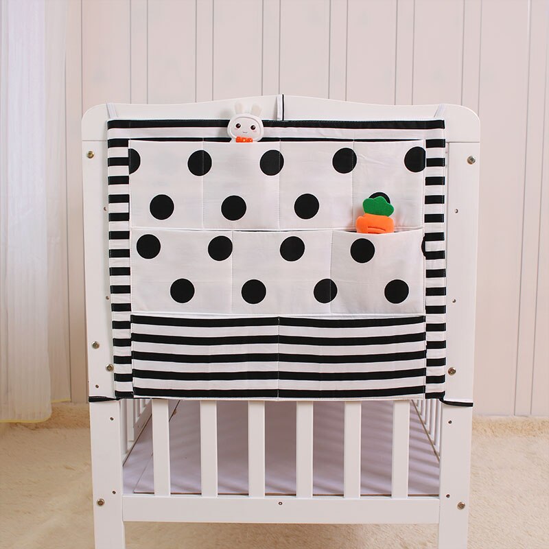 Star Baby Cot Bed Nursery Hanging Storage Bag Crib Organizer Storage Bag 60*50cm Toy Diaper Pocket for Crib Bedding Set