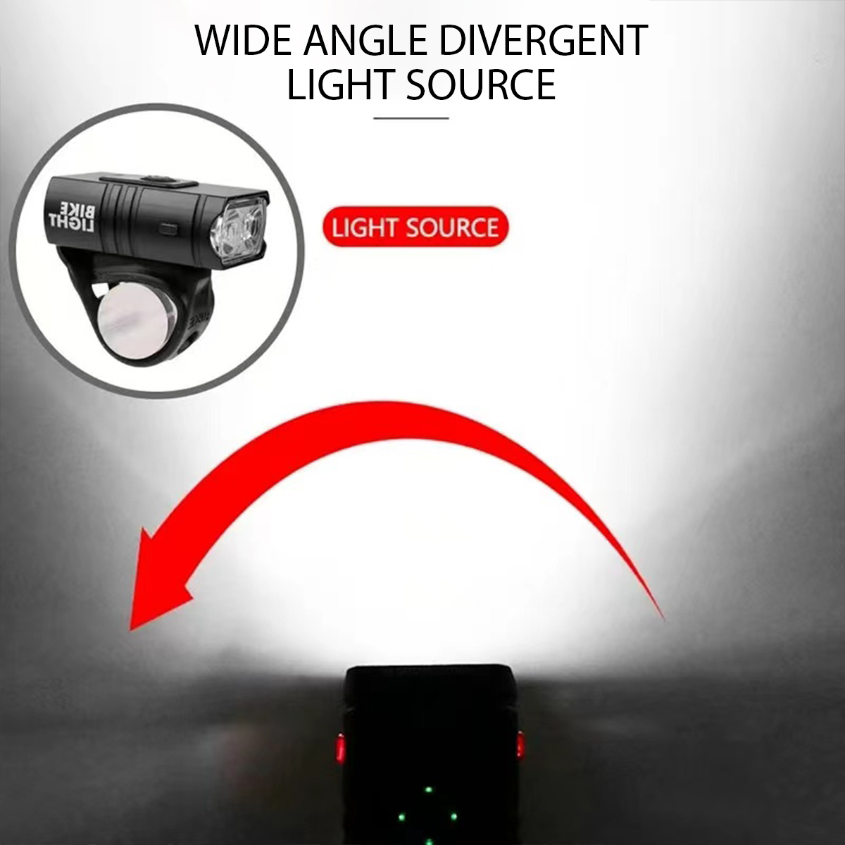 T6 LED Fietskoplamp Motorkoplamp Oplaadbaar Helder MTB Racefiets Hoofdlamp Fietsen Zaklamp Nachtrijden