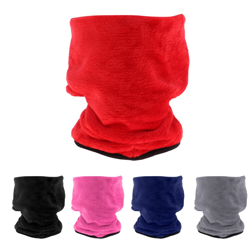 Neck Warmer Outdoor Fleece Scarf Turtleneck Collar Men and Women Winter Multi-functional Warm Half Face Mask