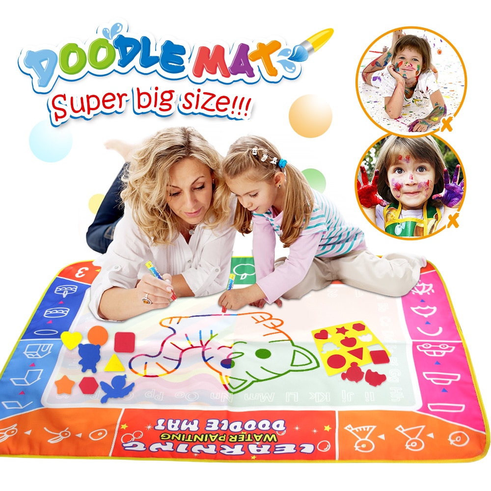 120*90cm Water Drawing Mat with Magic Pen Water Pa... – Grandado