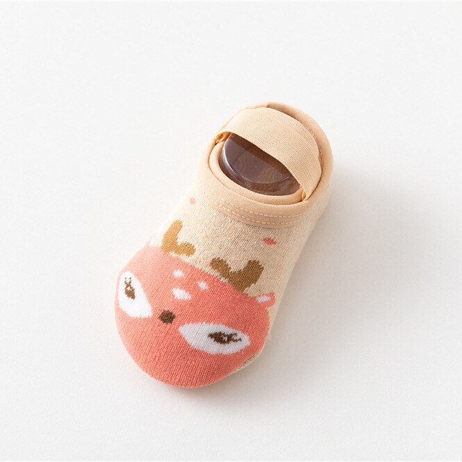 Autumn Cotton Children Floor Socks Baby Non-slip Bottom Baby Thin Socks Learn To Walk Socks Early Education Socks