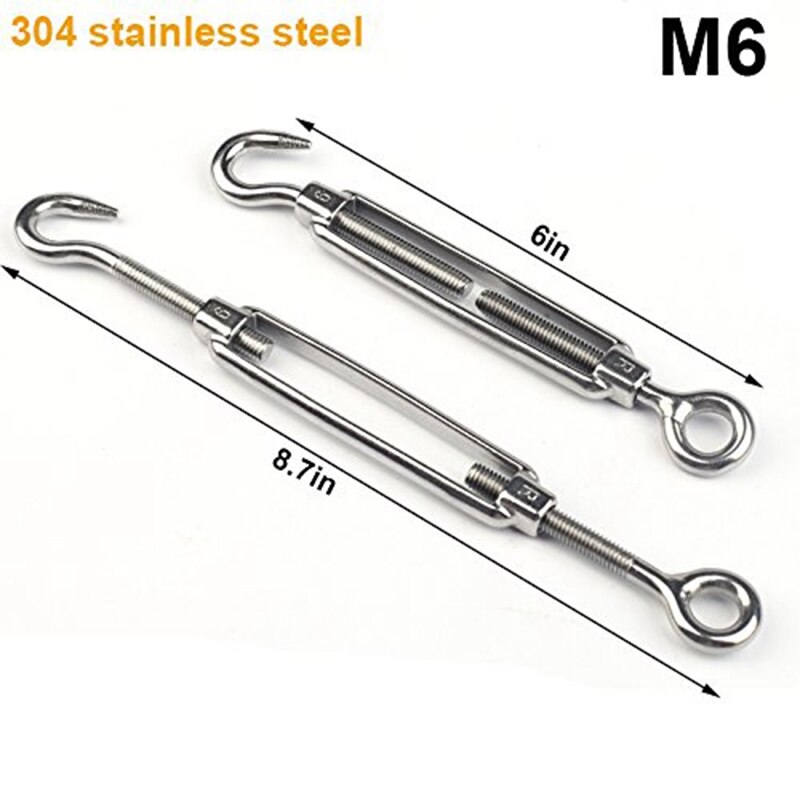 20 stuks zware staaldraadkabel spansets spanschroef 1/8 inch staaldraadkabel kabelklem/klem kous staaldraad aluminium huls