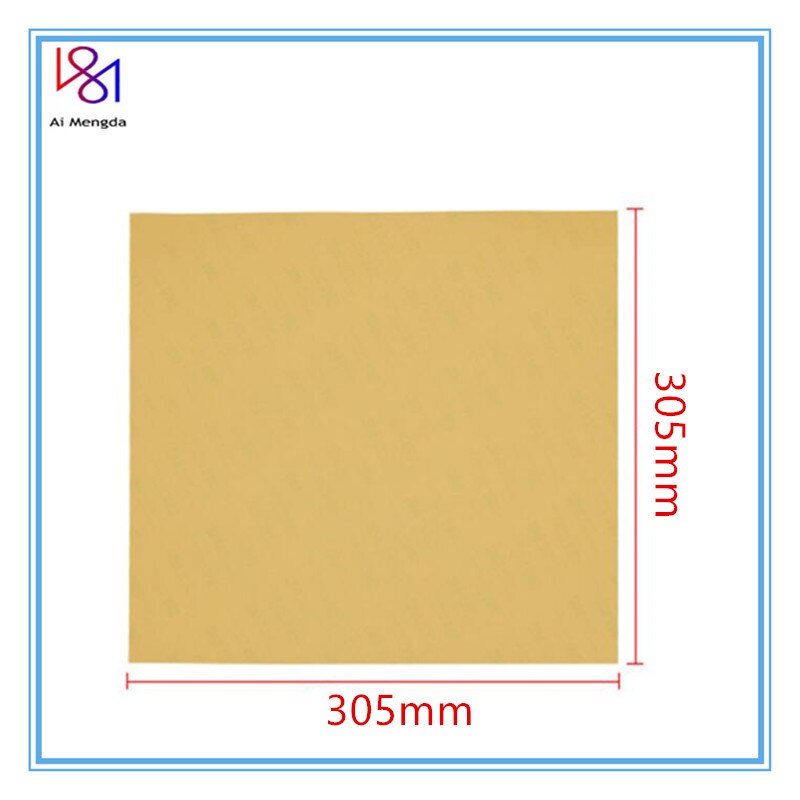 1 stk 3d skriver pei ark 220/235/305mm 3d utskrift bygge overflate med 3m tape polyetherimid ultem ark 0.3mm tykkelse