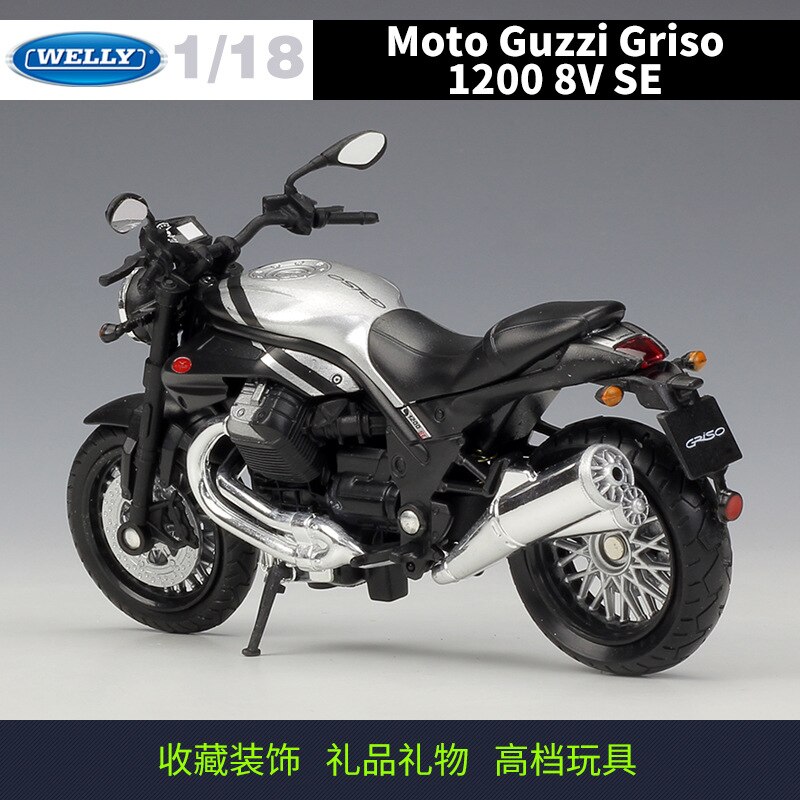 Welly Welly1: 18 Motorcycle Gooz Moto Guzzi Griso 1200 8V Se Motorcycle Model