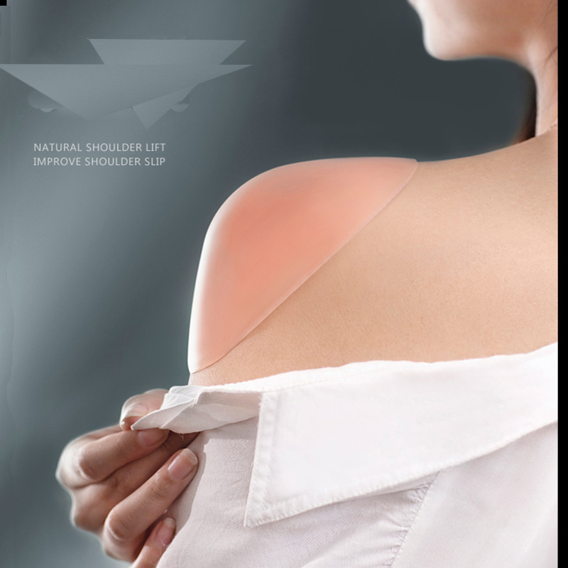 Direito angular Anti-Slip Shoulder Pads, Invisible Shoulder Pads, roupas e jaquetas, suprimentos de costura