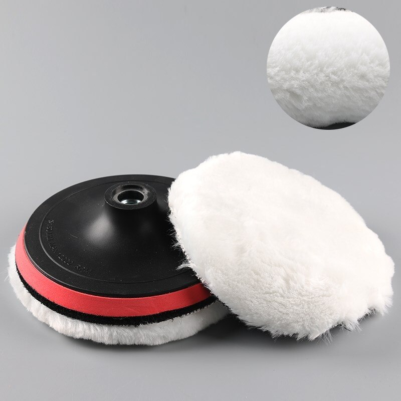 Auto Repair Seal Glaze Beauty Polishing Wheel Wool Ball Self-adhesive Pure Wool Polishing Car Maintenance Tool