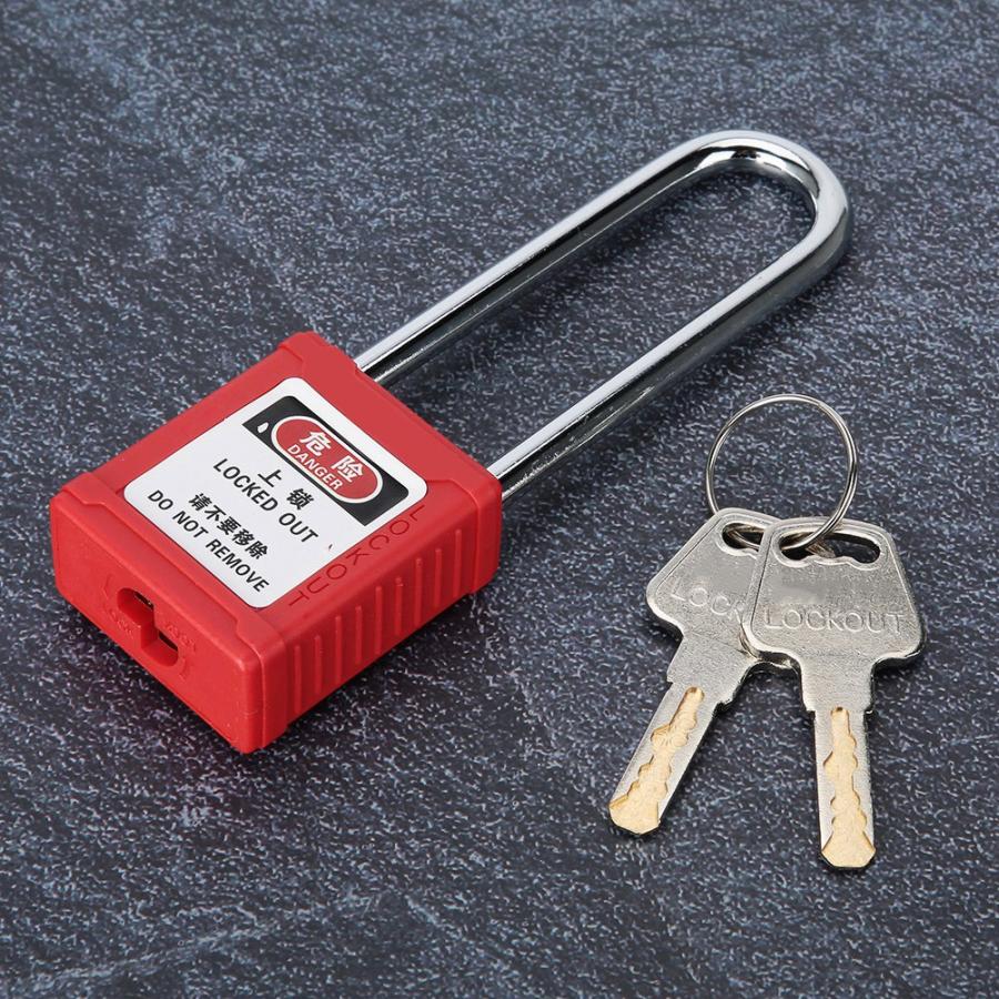 Steel Long Insulated Beam Padlock Lockout Industrial Safety Isolation Lock fechadura digital