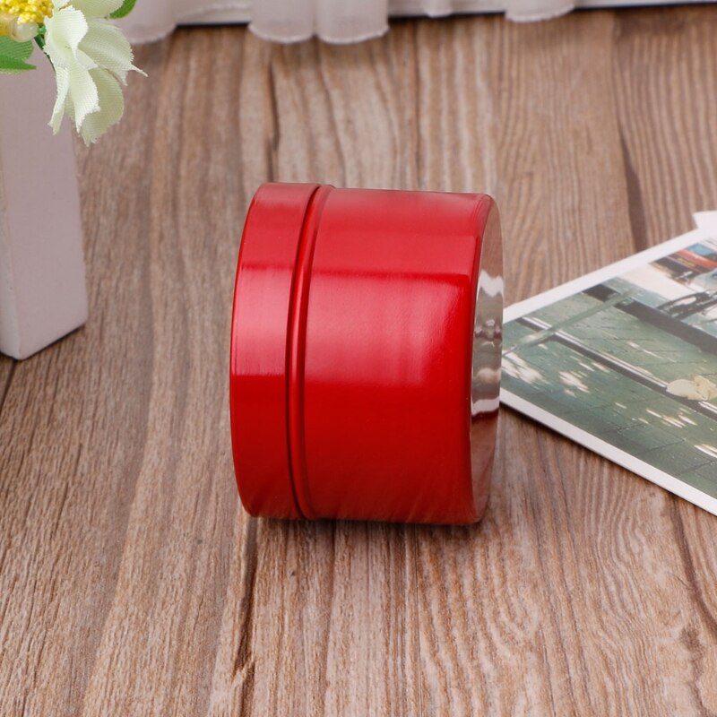 50ml Mini Tin Tea Storage Box Round Metal Case Wed... Grandado