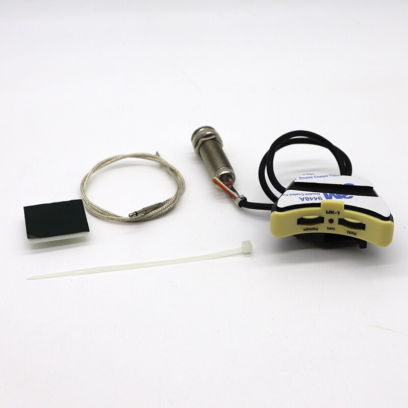 Micro de rosace de ukulélé avec prise jack pour guitare ukulélé hawaïenne