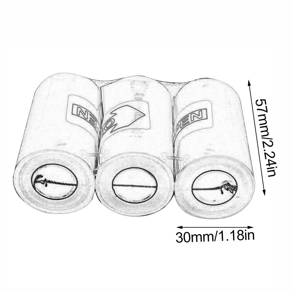 3 Roll/Set Duurzame Afdrukken Voor Paperang Sticker Fotopapier Voor Mini Pocket Photo Printer Bill Ontvangst Papers