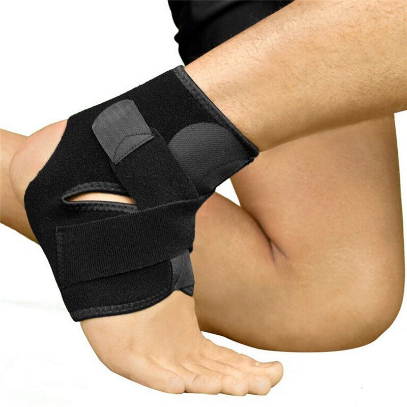 Sicherheit Knöchel Unterstützung Fitnessstudio Lauf Schutz Fuß Bandage Elastische Knöchel befestigen Schwarz Band Anti-Unterhose Schutz Sport Fitness Unterstützung