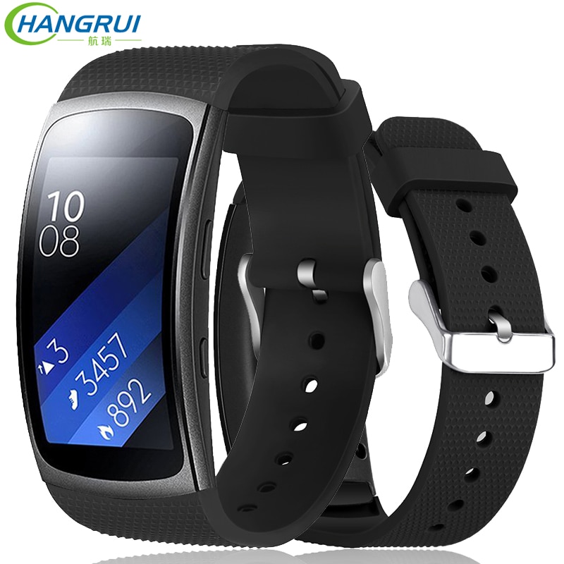 Hangrui Vervangende Polsband Voor Samsung Gear Fit 2 Pro Band Luxe Siliconen Horlogeband Voor Samsung Fit2 SM-R360 Strap Anti- verloren