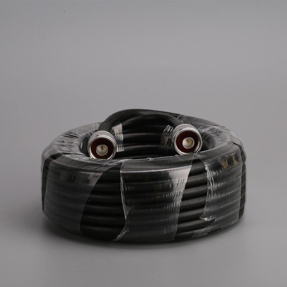 Cable Coaxial RG6 5D para amplificador de señal de teléfono móvil, conector Coaxial de baja pérdida de 50ohm, N, macho a N, 10 metros