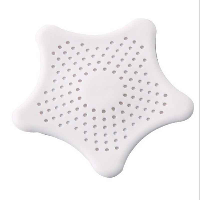 Pvc Plastic Badkamer Douche Sink Stopper Drain Hair Catcher Gootsteen Zeef Putdeksel Haar Val Filter Keuken Bad Tool: white
