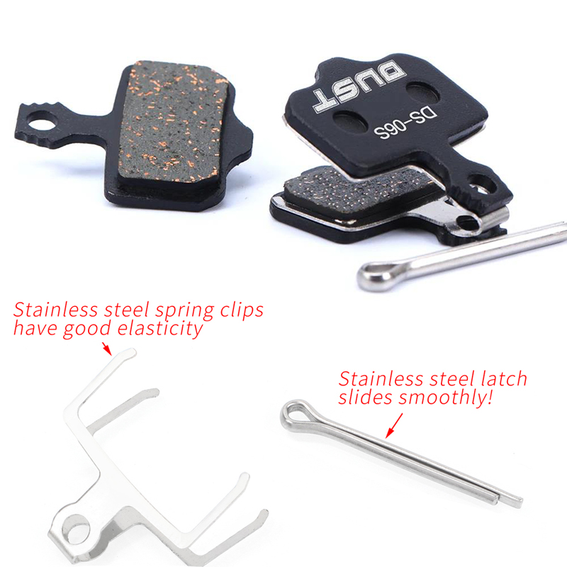 Pastillas de freno de disco hidráulico semimetálico para bicicleta, piezas de bicicleta de montaña MTB para SHIMANO XT XTR M315 SRAM Avid BB5 BB7 E1 E3, 1/2/8 pares