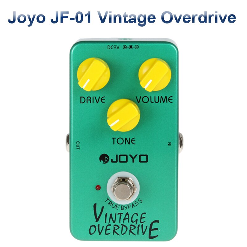 Joyo jf -14 elektrisch gitaareffectpedaal, true bypass-gitaarpedaal, american sound amp simulator, gitaaraccessoires en onderdelen: Vintage overdrive