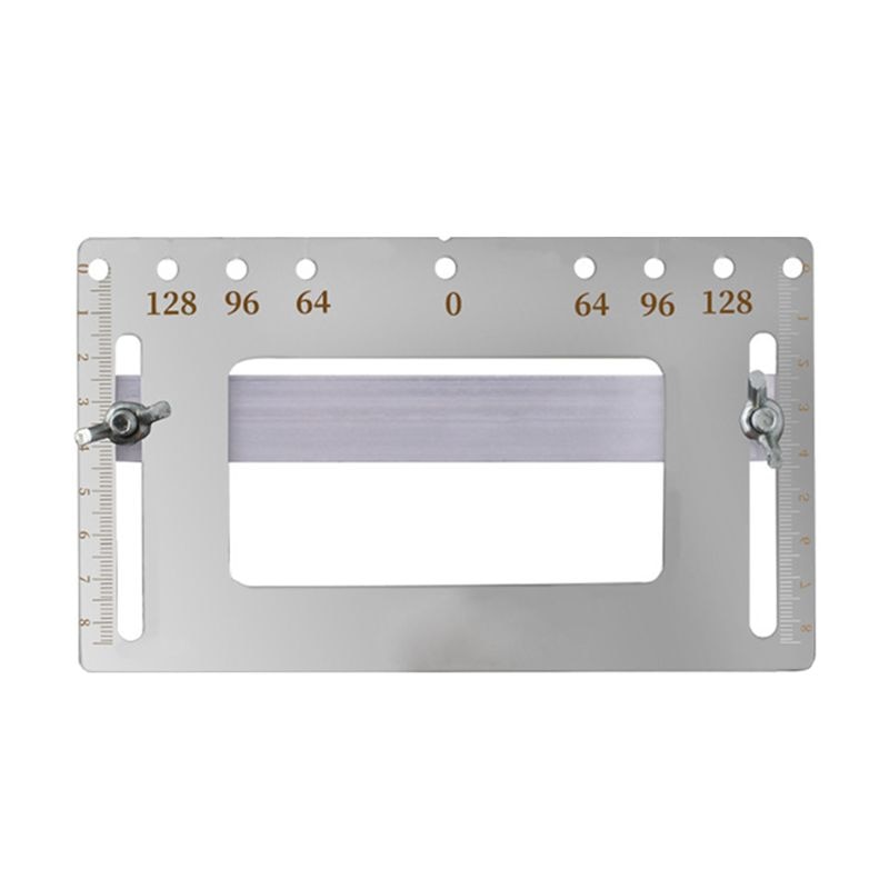 1 ensemble poignée trou localisateur bouton de porte et tirer Installation gabarit et étagère broche gabarit trou d'alésage Guide de perçage acier inoxydable