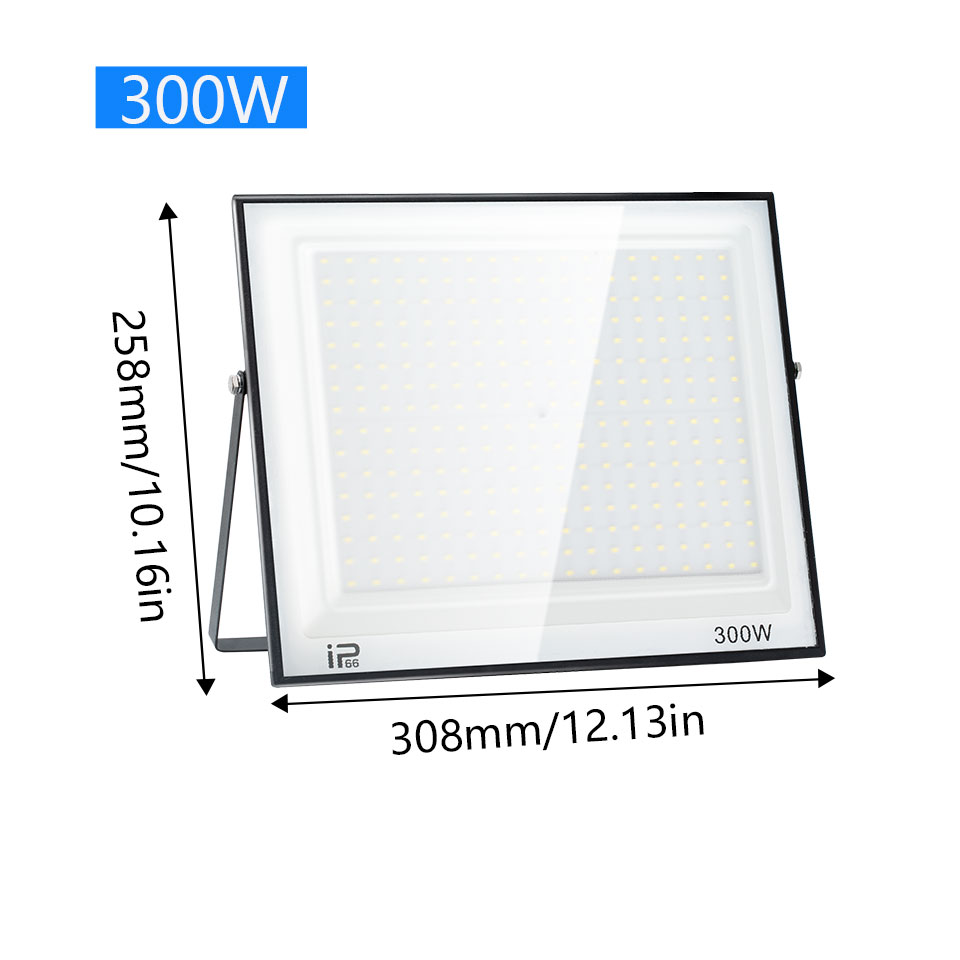 Led Flood Light IP66 Waterproof 100W 200W Outdoor Floodlight Spotlight LED Reflector Street Lamp Wall Flood Lights: Beige / Warm White / 4200 K