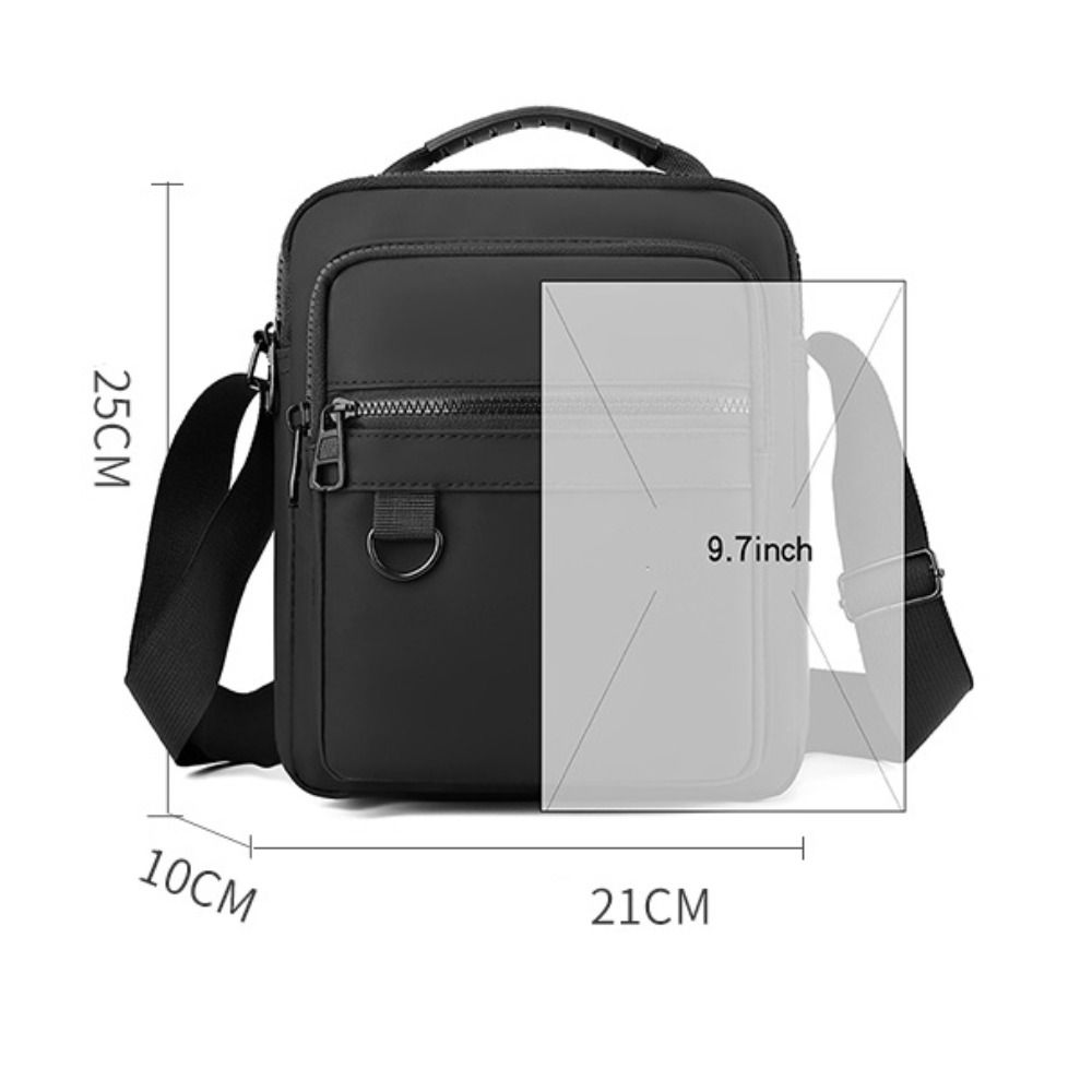 Nylon Polyester Crossbody Tassen Waterdicht Zwart Grijs Blauw Groen Schoudertas Grote Capaciteit Reisopslag Heren Dames