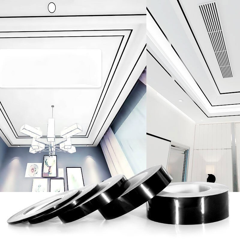 Sealing Seam Sticker Waterproof PVC Self Adhesive Sticker Black Wall Stickers Modern DIY Home Decoration