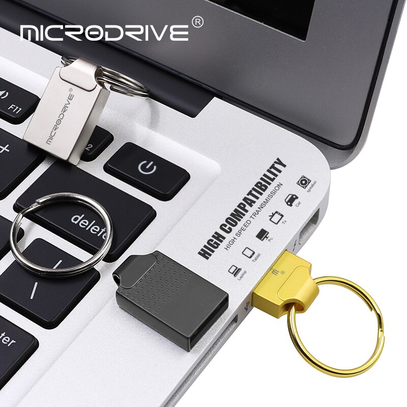 Metalowa pamięć USB Flash 64 gb thumbdrive 16GB 8GB Pendrive 32gb Flash Pendrive 128gb wodoodporna Pen Drive dysk usb do samochodu