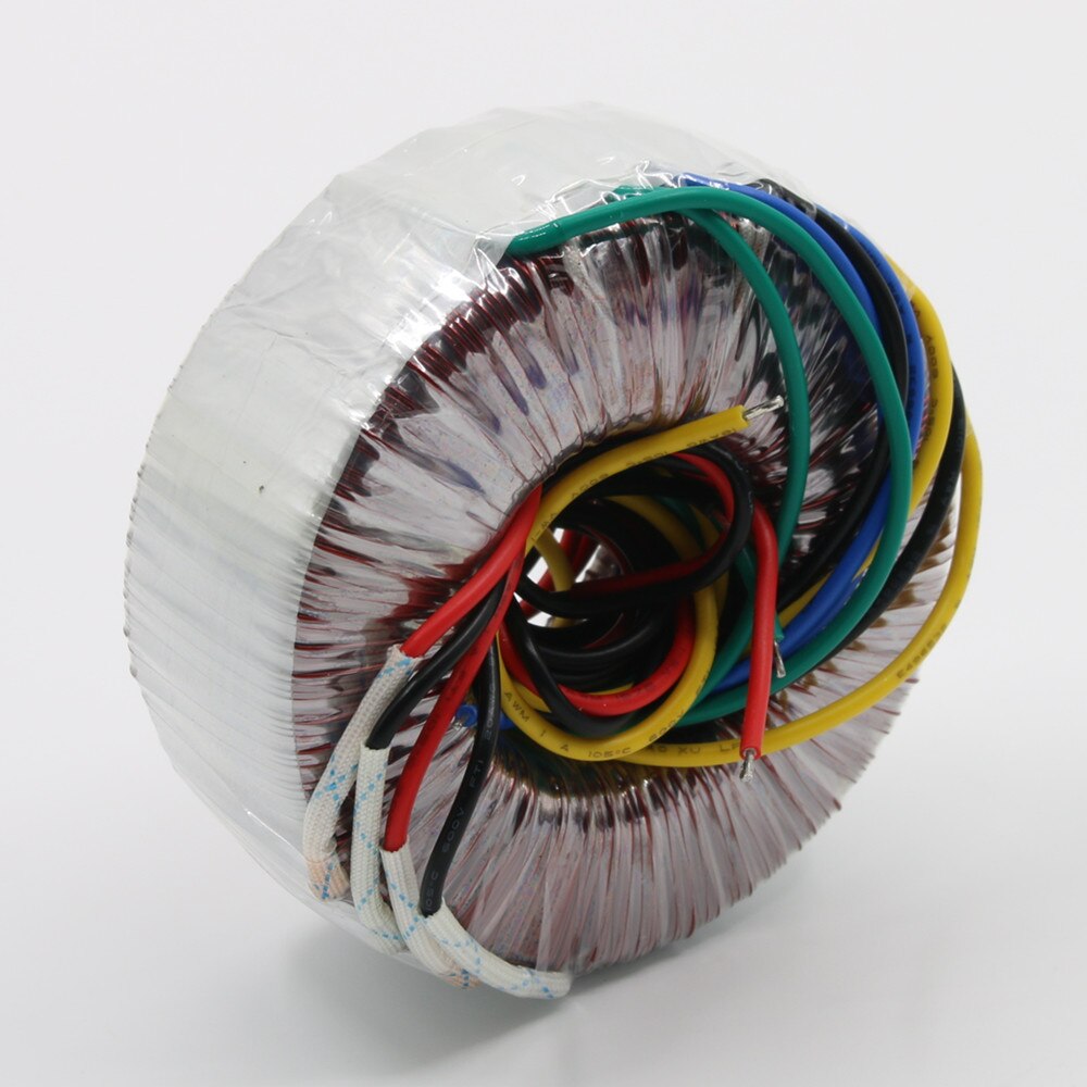 300W HiFi Audio Power Transformer Output: 24V*2+12V*2+6V Pure Copper Toroidal Transformer