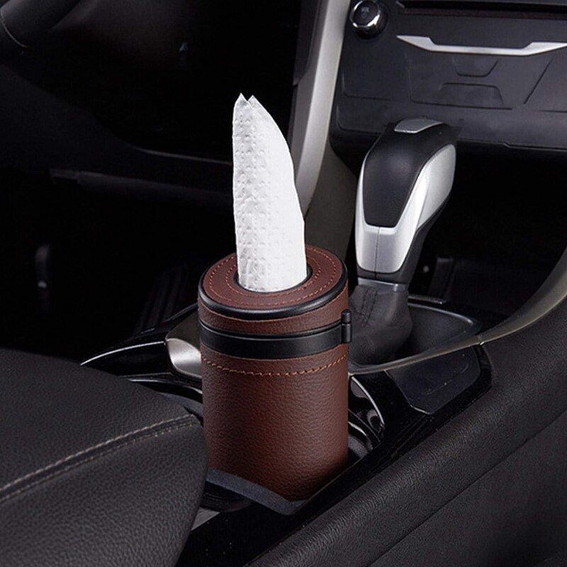 Tissue Box General Auto Round Paper Tube Safety Broken Window Tissue Cup Interior Decoration Car Home Paper Tube
