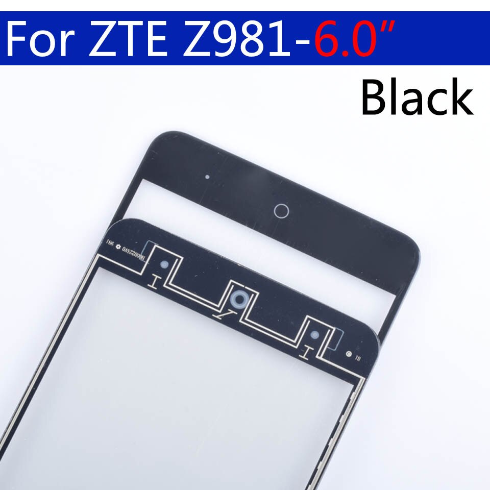 Para ZTE ZMax Pro Z981 Panel de pantalla táctil digitalizador Sensor cristal frontal exterior pantalla táctil reemplazo 6,0 pulgadas
