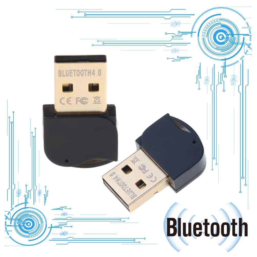 kebidumei Drive Free Wireless Bluetooth 4.0 Adapter Dual Mode Mini Bluetooth USB Dongle Computer Receiver Adapter Up to 20m