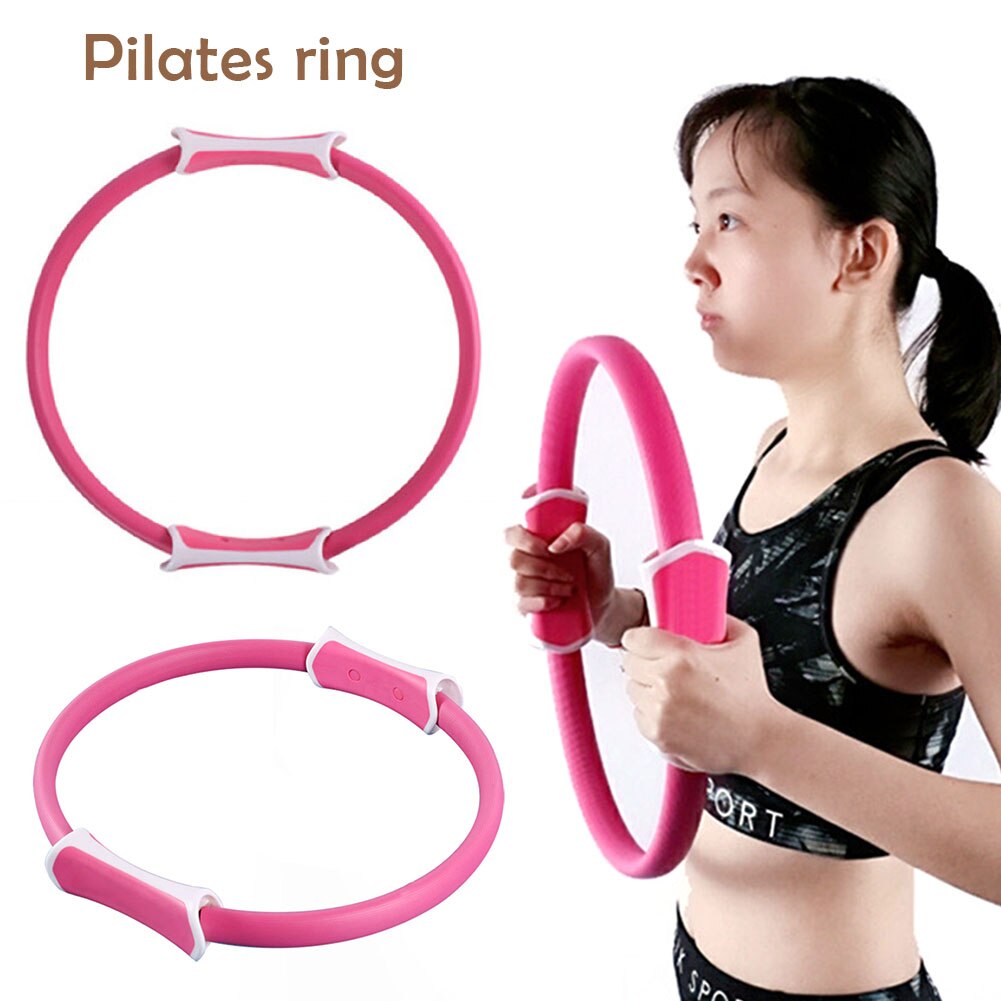 CUEYU Pilates-Ring Magischer Kreis - Fitness Ring Schwarz Für Yoga & Training
