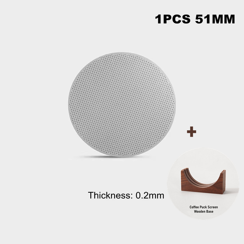 49mm Coffee Puck Screen 58mm 51mm 54mm 53mm Portafilter Filter Mesh Plate Coffee Filter Screen Espresso Puck Screen Coffee Maker: Orange