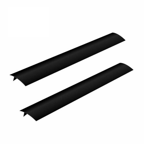 1PC Silicone couverture de table de cuisson de protection Non toxique résistant à l'huile fente bande cuisine fente couverture poêle tapis outils de cuisine: 25 inches Black