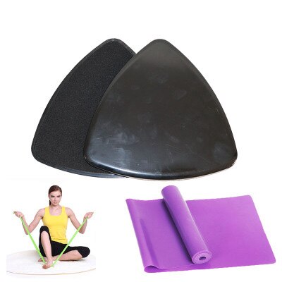 Fitness glide plate sliding plate of gliding disc development general coordination planing pad plate: Deep Blue