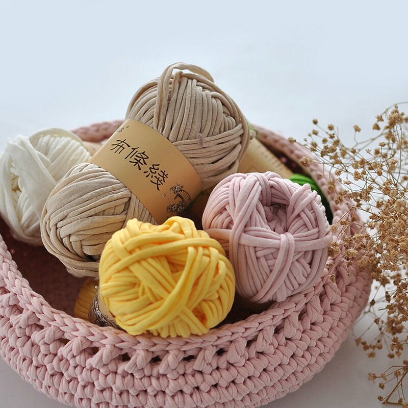 100 g/stks 30M Breien Dikke Draad Gehaakte Doek Garen breien crochetting draad DIY Tas Handtas Tapijt Kussen Katoenen Doek