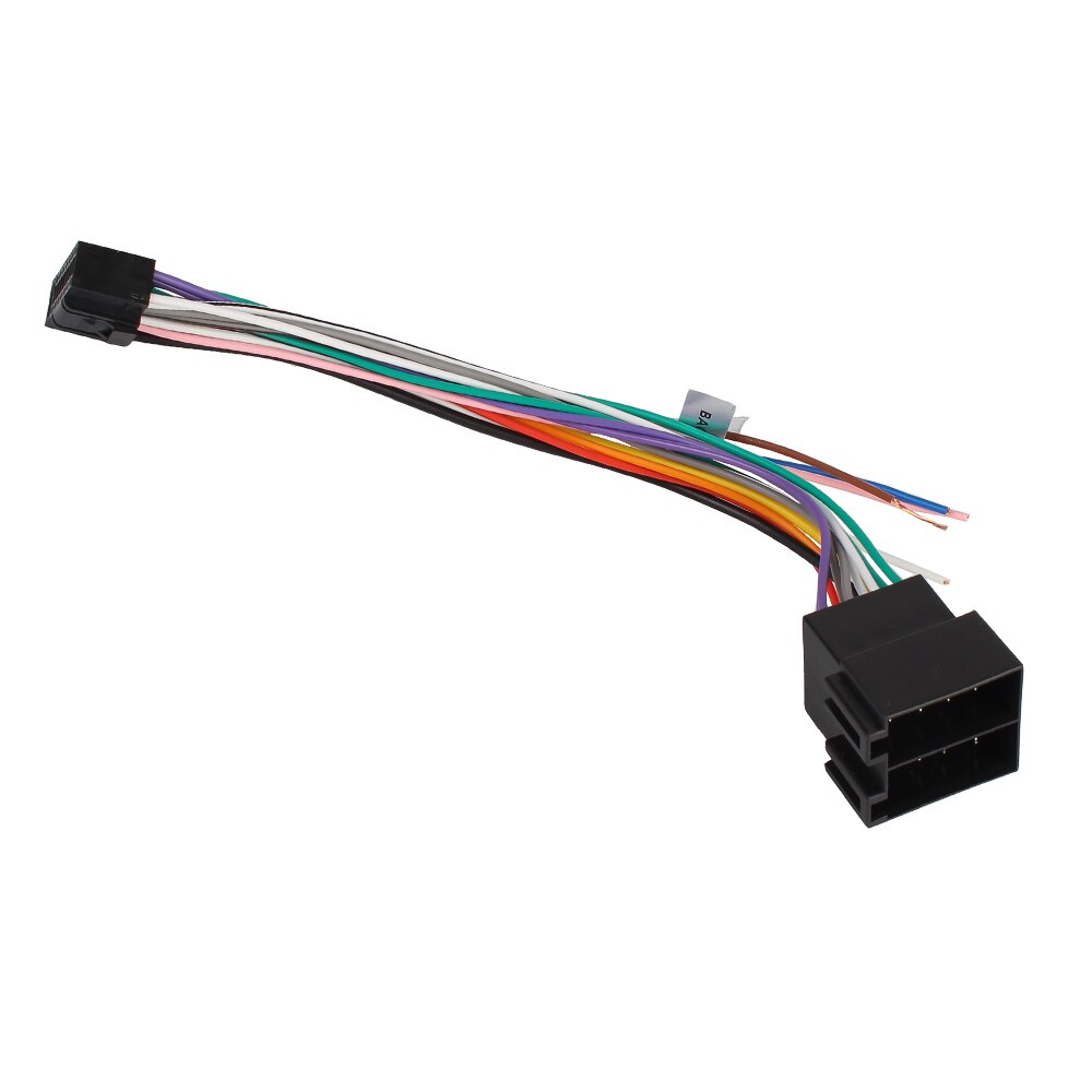 Cable de enchufe de 16 pines, adaptador de conector estándar ISO, Radio estéreo de coche para adaptador de arnés de cables ALPINE, adaptador de Cable de coche