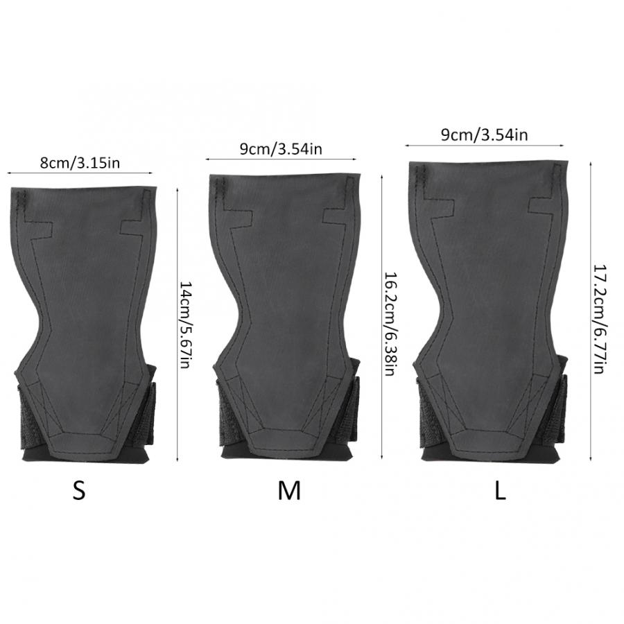 1 Pair Weight Lifting Grip Pads Rubber Anti-Skid Gym Gloves Grips Pull-Up Training Barbell Dumbbell Weightlifting Grip Pads
