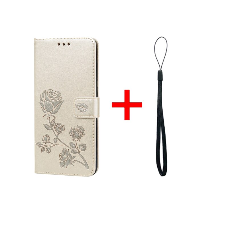 Für Huawei Y3 Fall Hight Flip Leder Telefon Fall Für Huawei Y3 CRO-L22 CRO-L02 CRO-L03 Buch Stil stehen Abdeckung: gold