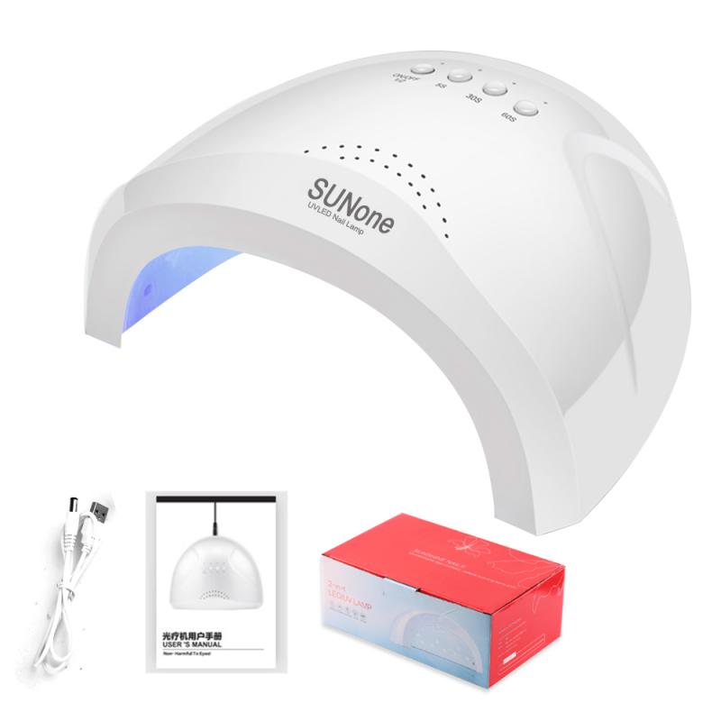 Led neglelampe til manicure 96w negletørrer maskine uv lampe til hærdning af uv gel neglelak med bevægelsesfølende lcd display: 07 usb